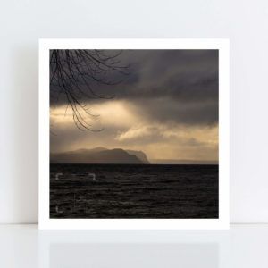 Original Photo Print of 'Lake Taupo Storm' No Frame