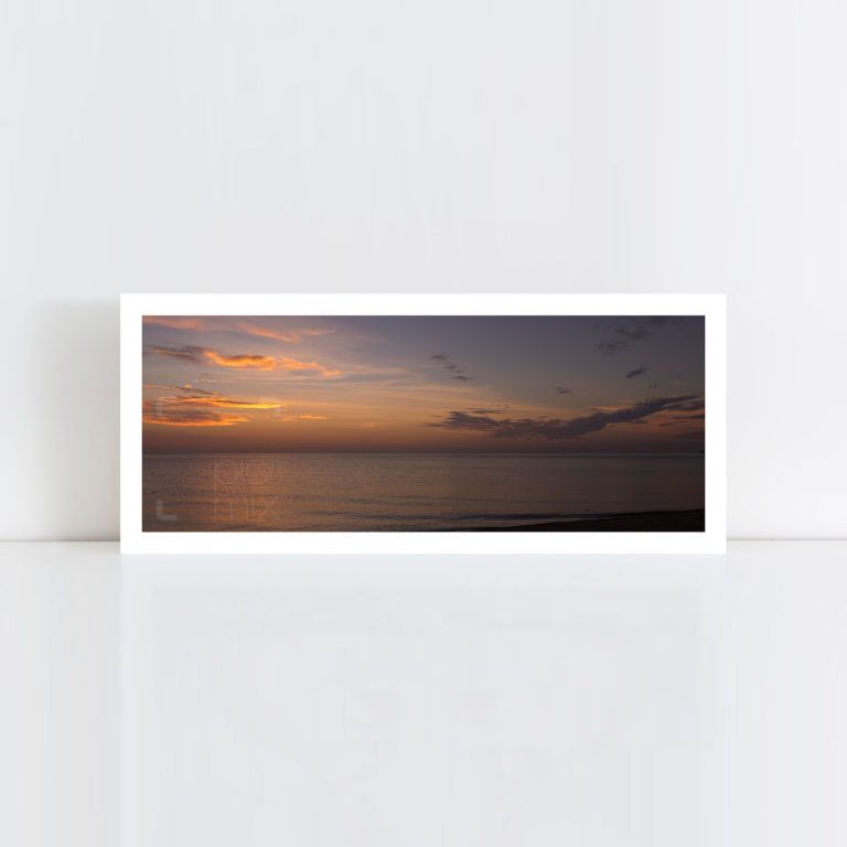 A panorama original photo print of 'Evening Glory' No Frame