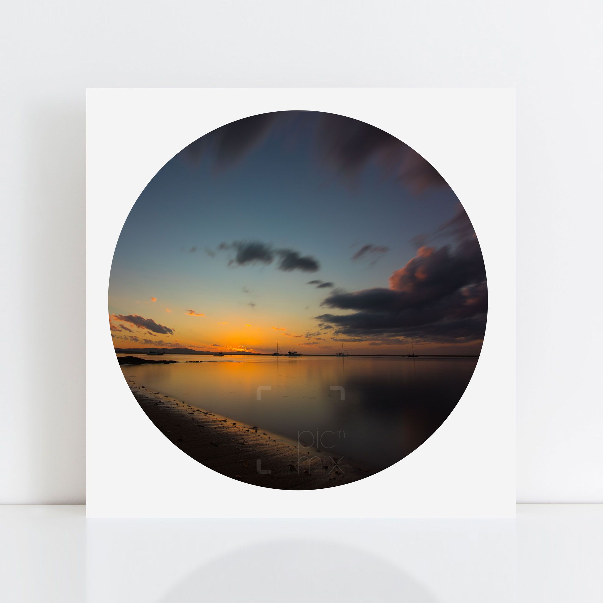 Magnetic Island Sunset Circle - NZ Art Prints and Photos | Auckland New ...